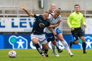 Det blir nye tøffe dueller mellom Viking og FKH/Avaldsnes denne runden. Foto: Alexander Larsen